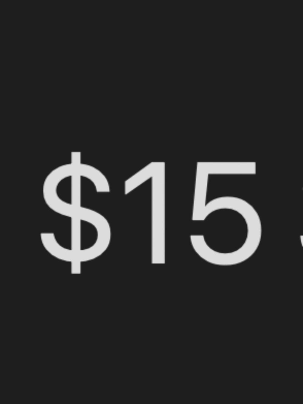 $15